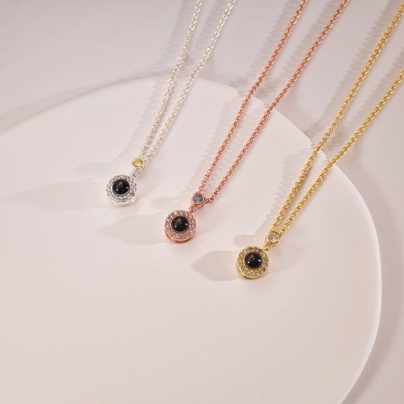 Personalised Photo Projection Necklace