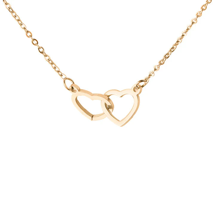 Engraved Heart Necklace with Rose Bear Gift Box