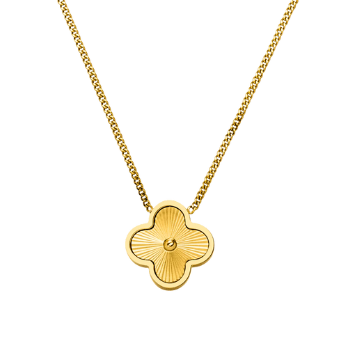 Golden Clover Necklace – 18K Gold Plated