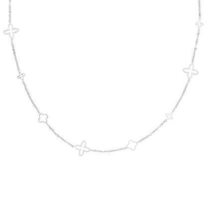 Luxury Clover Necklace – 18K Gold Plated