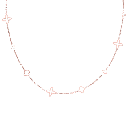 Luxury Clover Necklace – 18K Gold Plated